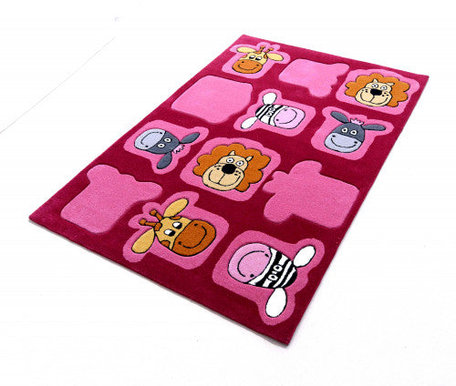 Lifestyle Kids pink állatos gyerekszőnyeg 2097 120x180 / rózsaszín-lila
