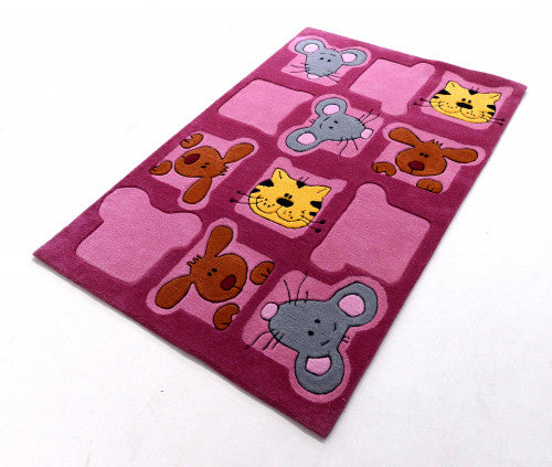 Lifestyle Kids pink kisegeres gyerekszőnyeg 2625 120x180 / rózsaszín-lila