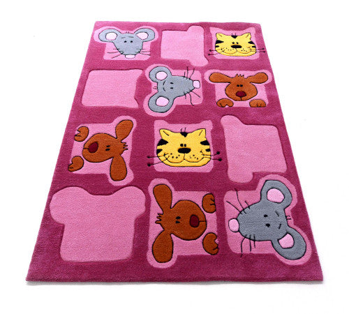 Lifestyle Kids pink kisegeres gyerekszőnyeg 2625 120x180 / rózsaszín-lila