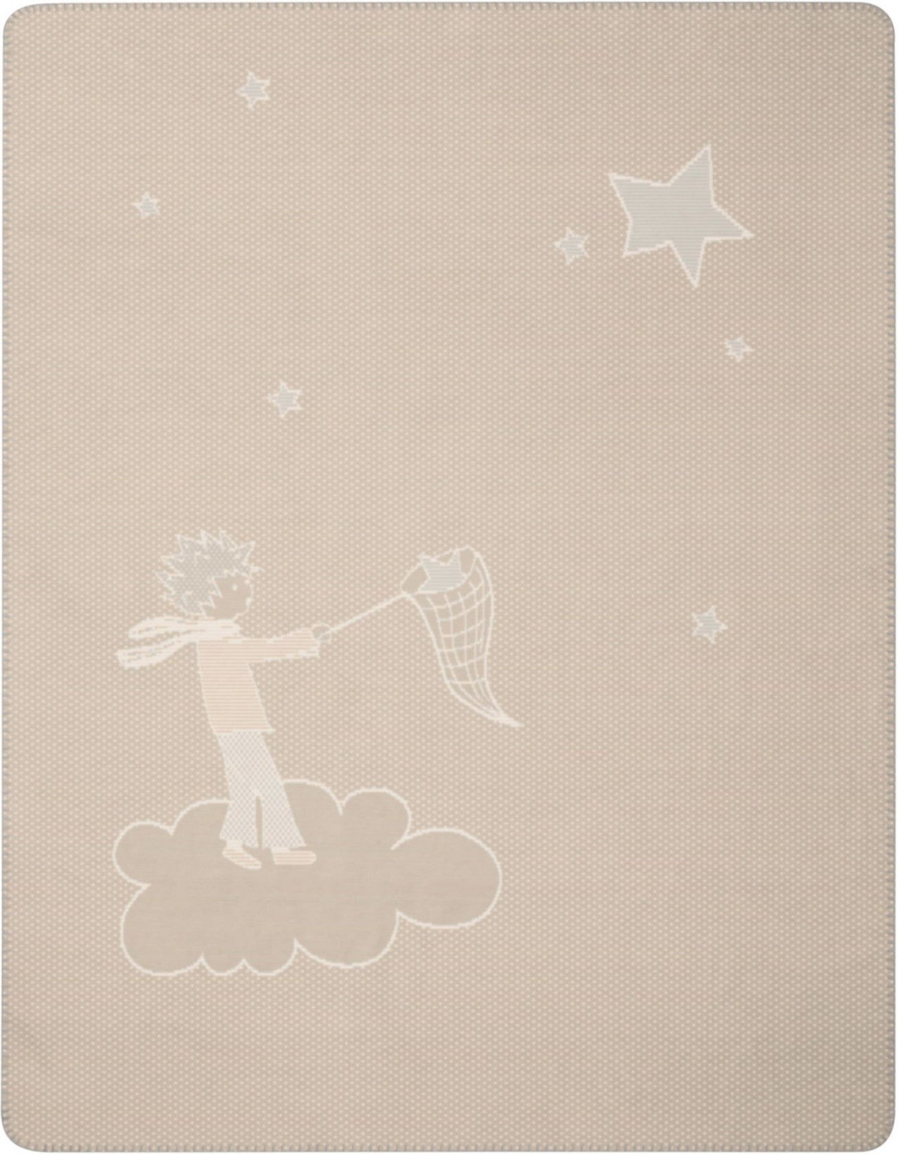 Lovely & Sweet Kis herceg mintás pléd 75x100 / beige-barna