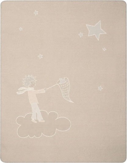 Lovely & Sweet Kis herceg mintás pléd 75x100 / beige-barna