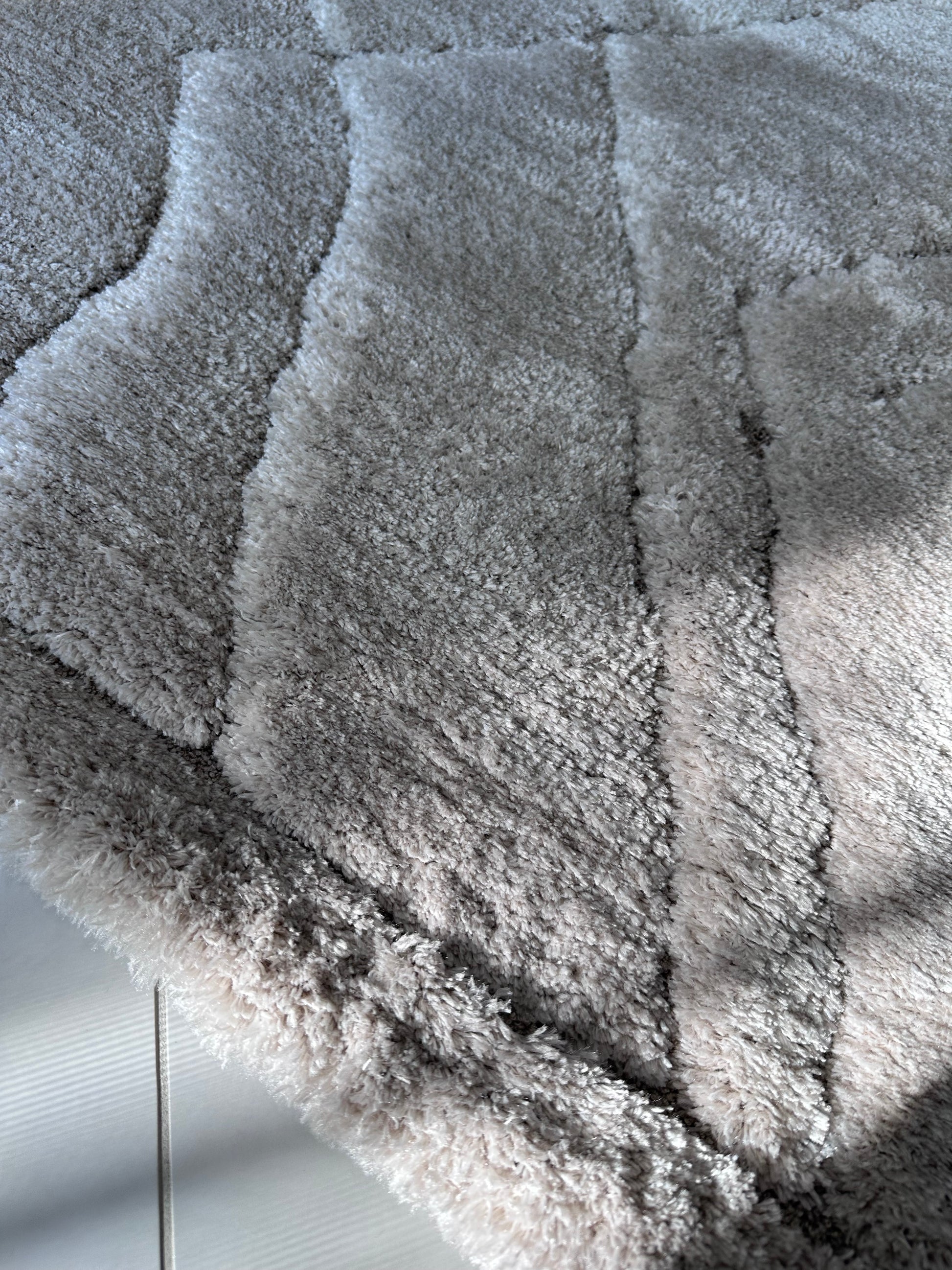 Luxury 5 puha bézs modern szőnyeg hálószobába nappaliba 