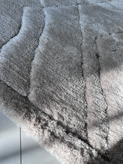 Luxury 5 puha bézs modern szőnyeg hálószobába nappaliba 