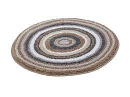 Mandala Taupe fürdőszoba szőnyeg 100kör / beige-barna
