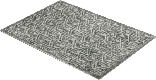 Manhattan Triangle grau lábtörlő 50x70 / szürke