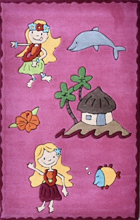 Maui pink szőnyeg 3477-05 120x180 / rózsaszín-lila