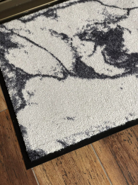 Miami Marmor silber lábtörlő 50x70 / fehér