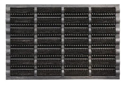 Mudbuster black lábtörlő 40x60 / szürke