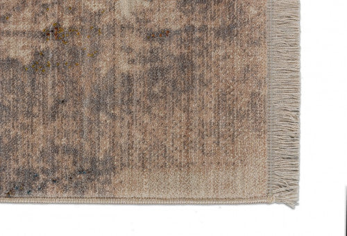 Mystik absztrakt festmény hatású szőnyeg 199 006 133x185 / beige-barna