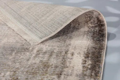 Mystik koptatott hatású barna szőnyeg 197 006 133x185 / beige-barna