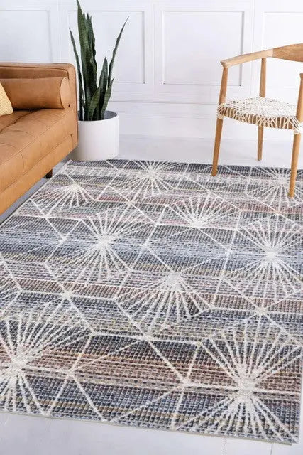 Nantes d.beige-grey színes modern szőnyeg BC59A 160x230 / kék