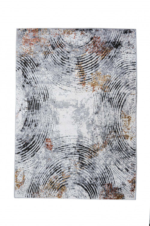 Nantes grey-d.beige modern szőnyeg BG14A 200x290 / szürke