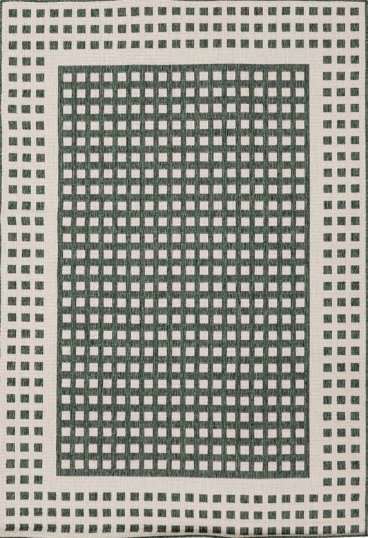 Nebra két oldalon használható szőnyeg 120x170 / zöld