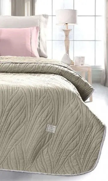 Nemo wenge ágyterítő 220x240 / beige-barna