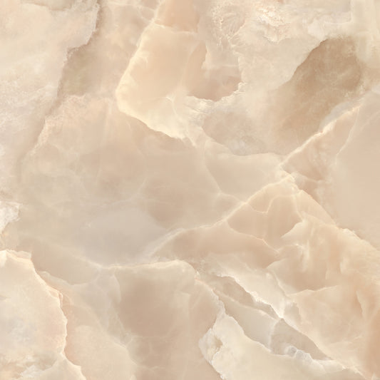 ONYCE CHAMPAGNE 120x278 - bézs árnyalatú csempe elegáns kagylóhatású mintázatával harmonikus, nyugodt hangulatot teremt, miközben egységes felületet ad és optikailag tágítja a teret.