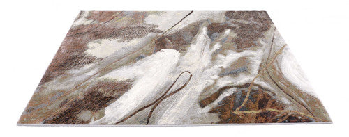 Oslo nappali szőnyeg 63529/7270 200kör / beige-barna