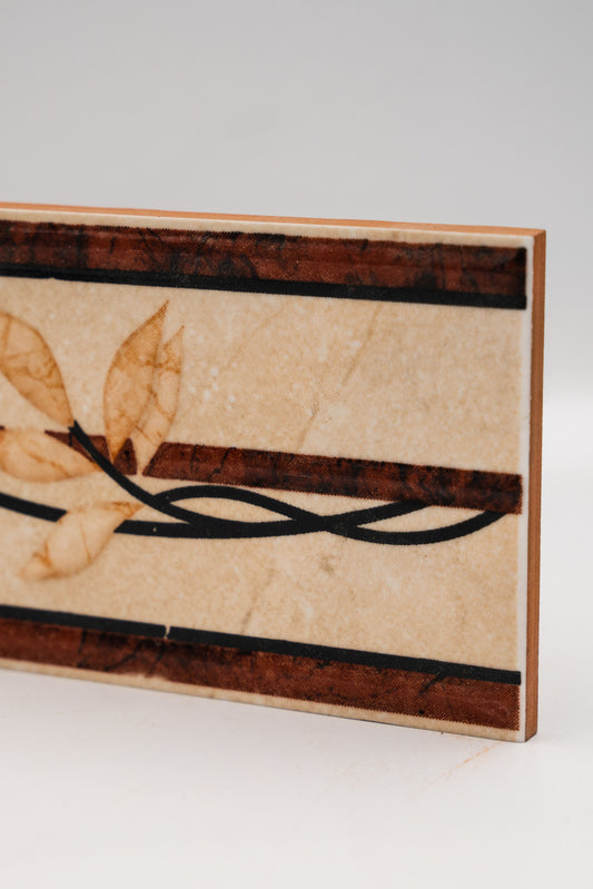 Őszi hangulatú fali dekor/Levante 10x25 / beige-barna