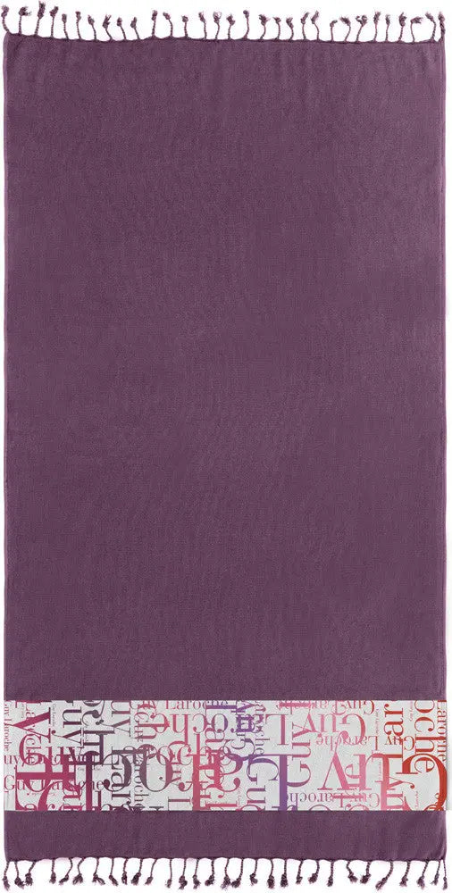 Pestemal-12 purple strandtörölköző 90x170 / rózsaszín-lila