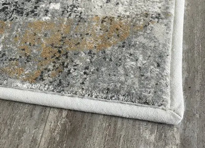 Positano szürke-arany modern mintás szőnyeg 204 004 140x200 / szürke