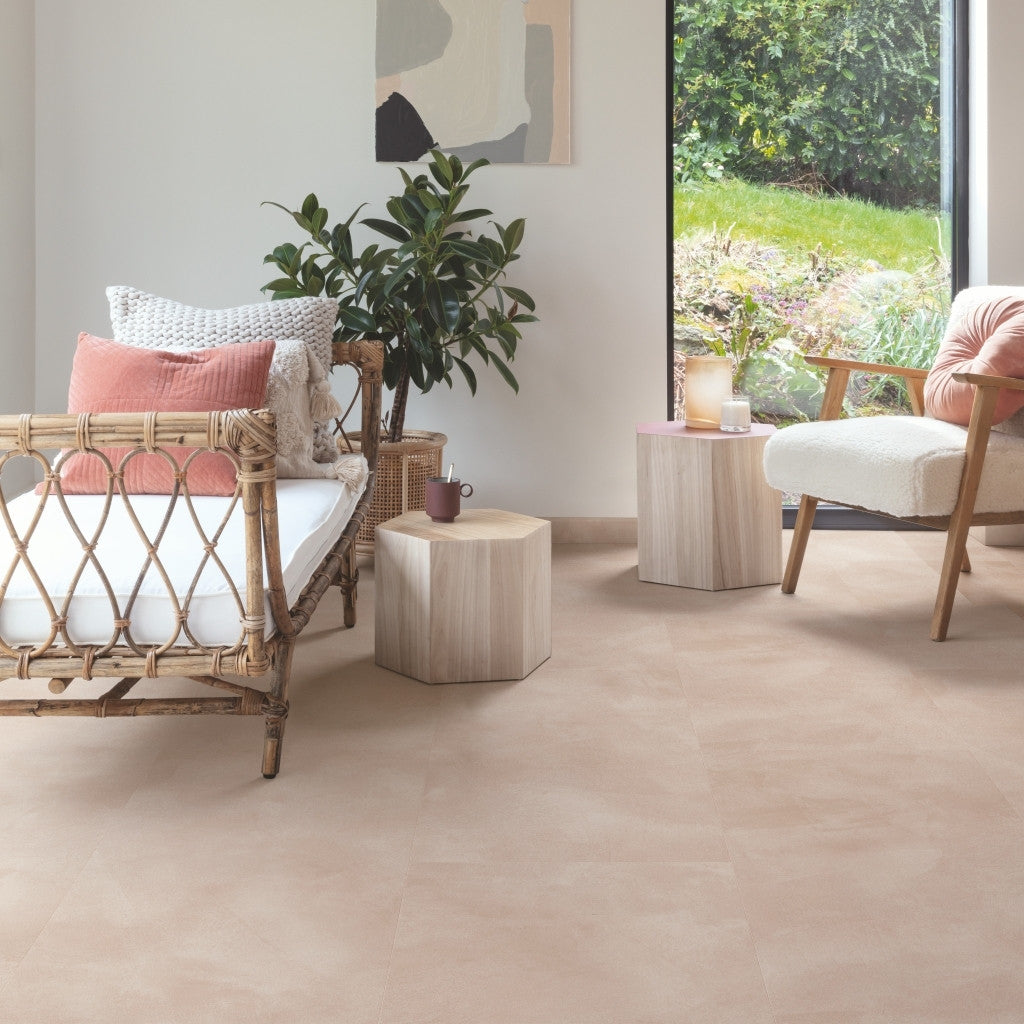 QuickStep Lágy barackszínű vinyl AVMTU40333 padlólap