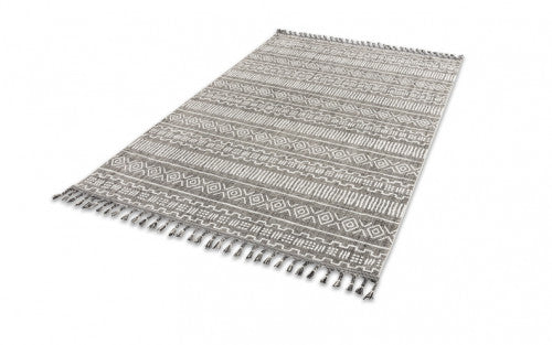 Ravenna barna-fehér indián mintás szőnyeg 224 005 133x190 / beige-barna