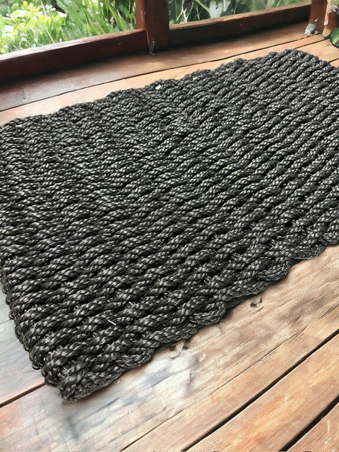 Robust black lábtörlő 45x75 / szürke