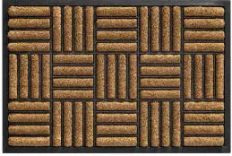 Rubco blocks lábtörlő 40x60 / beige-barna