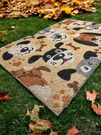 Ruco Print dogs lábtörlő 40x60 / beige-barna
