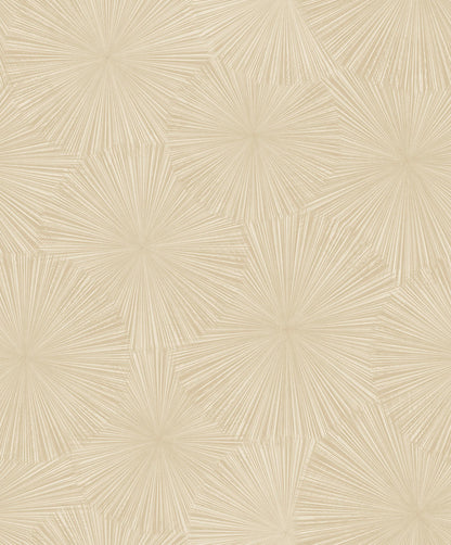 Elegáns geometrikus tapéta világos bézs