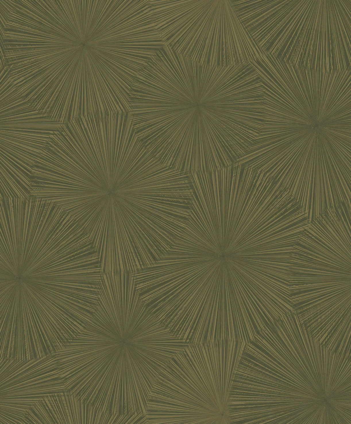 Karakteres geometrikus tapéta mély zöld árnyalatban