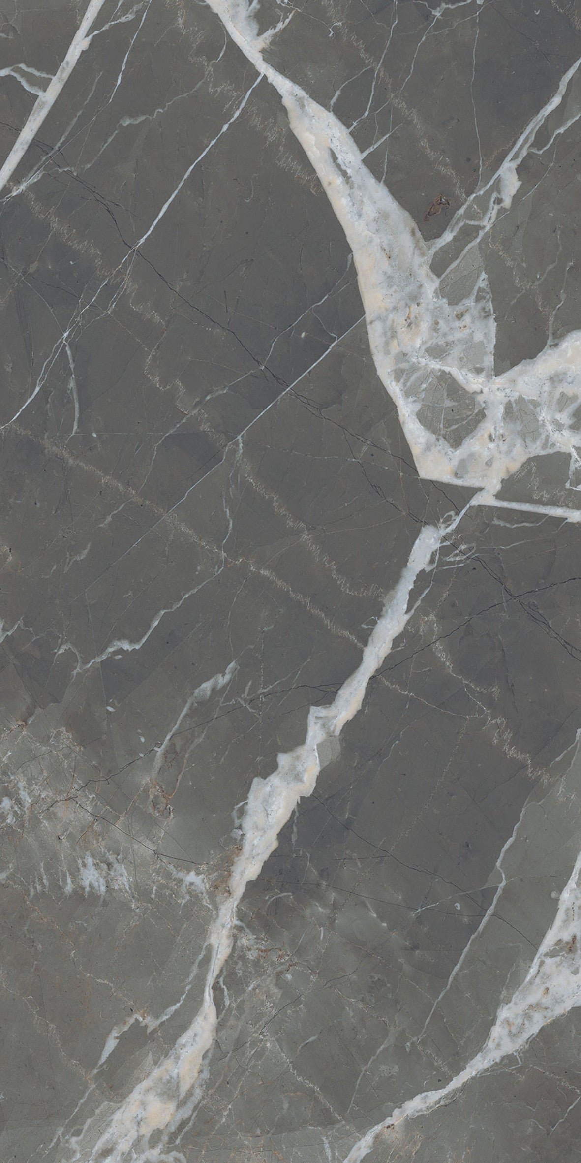 STONE CALACATTA BLACK GLOSSY 120X280 9mm, Ez a fekete magasfényű nagy  csempe mély alapjával és világos erezetével azonnal magára vonja a tekintetet, erőt, önbizalmat és kifinomult eleganciát sugároz.