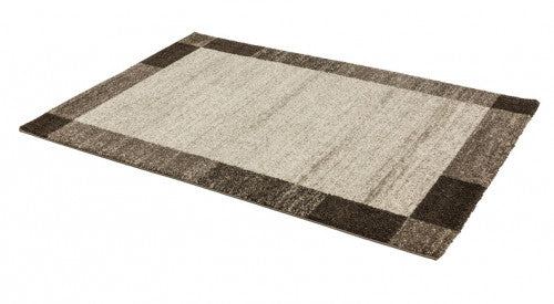 Samoa beige-barna bordűrös szőnyeg 152 060 140x200 / beige-barna