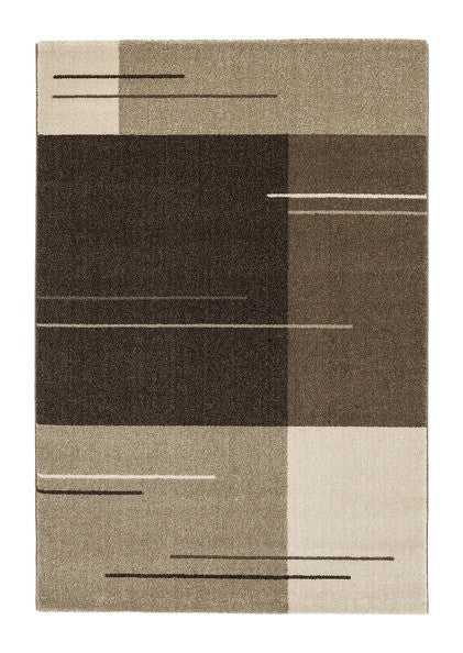 Samoa beige-barna modern mintás szőnyeg 002 062 140x200 / beige-barna
