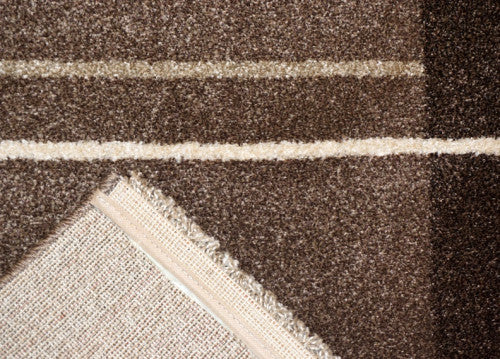 Samoa beige-barna modern mintás szőnyeg 002 062 140x200 / beige-barna