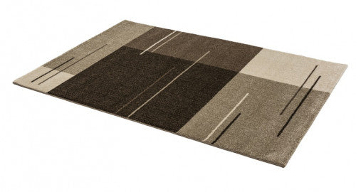 Samoa beige-barna modern mintás szőnyeg 002 062 140x200 / beige-barna