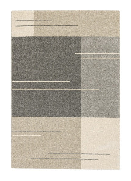 Samoa szürkésbarna modern mintás szőnyeg 002 007 140x200 / beige-barna