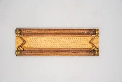 Sárga bambusz mintájú dekor/Bamboo 6,5x20 / sárga-narancs