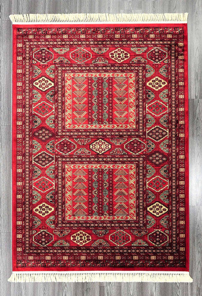 Silky szőnyeg 88415/1616 135x195 / piros-bordó