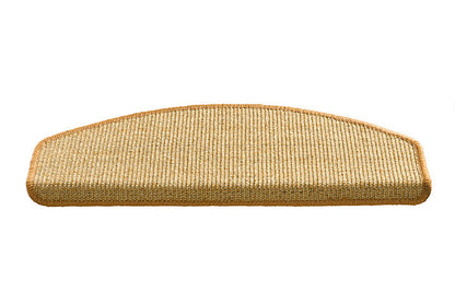 Sisal tweed lépcsőszőnyeg 25x65 / beige-barna