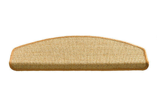 Sisal tweed lépcsőszőnyeg 25x65 / beige-barna