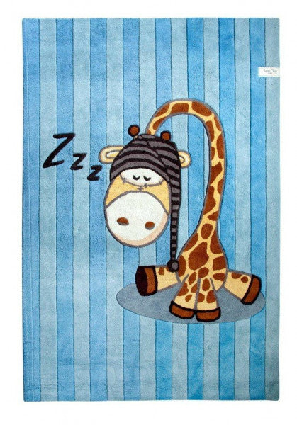 Sleepy blue zsiráf szőnyeg 90x150 / kék