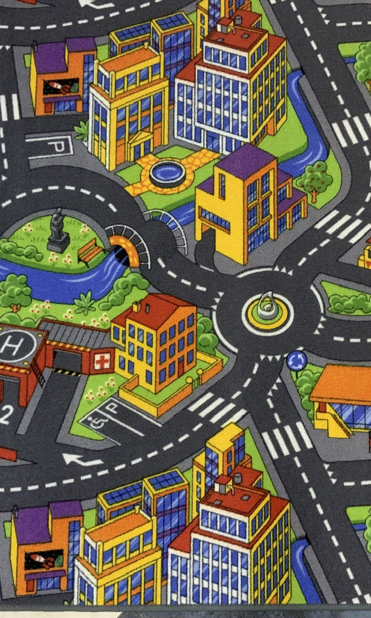 Smartcity játszószőnyeg 100x150 / szürke