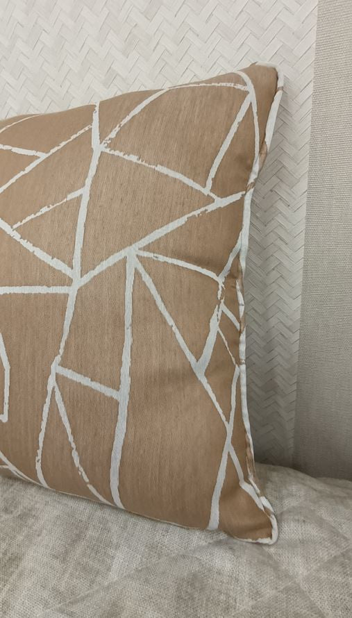 Soma1 karamell párnahuzat 40x40 / beige-barna