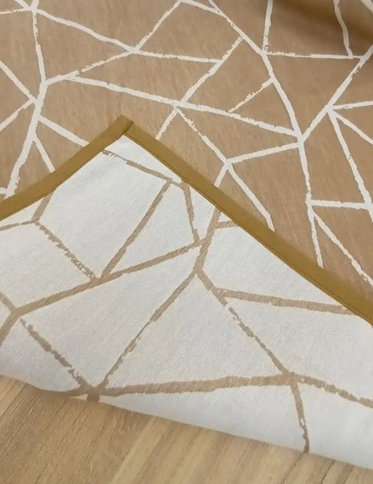 Soma karamell terítő 120x150 / beige-barna