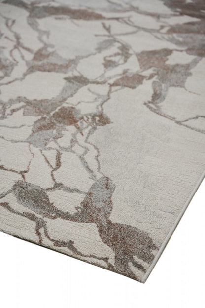 Starry modern nappali szőnyeg 46014/6111 200x290 / beige-barna