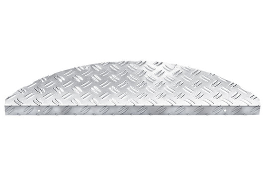 Steel lépcsővédő 17,5x60 / szürke