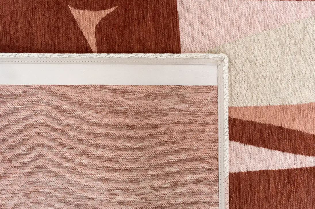 Stones - Cherry Mocha 2088- szőnyeg- téglavörös színű modern síkszövött szőnyeg 