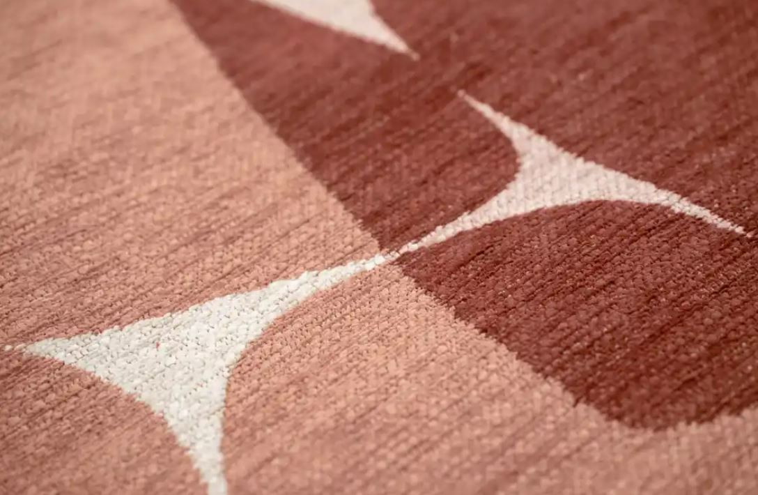 Stones - Cherry Mocha 2088- szőnyeg- téglavörös színű modern síkszövött szőnyeg 