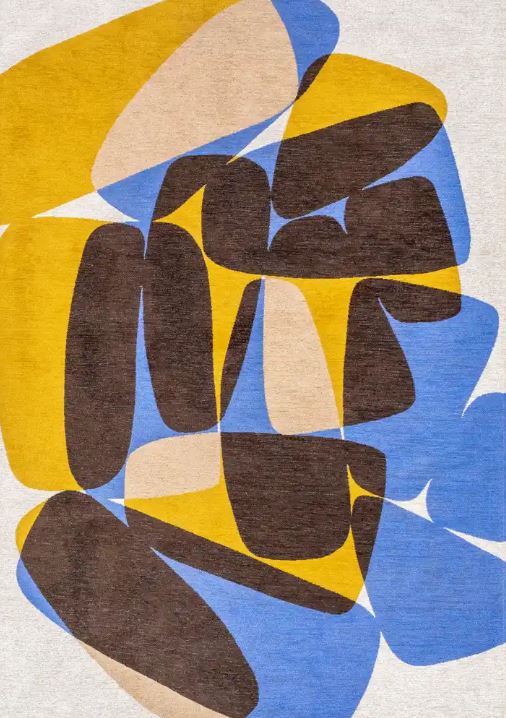 Stones Sunny Blue modern szőnyeg 