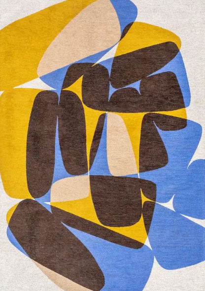 Stones Sunny Blue modern szőnyeg 